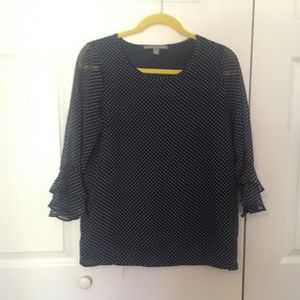 Valerie Stevens Polka Dot Top